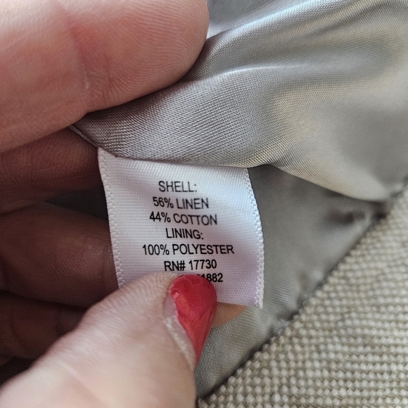 Proenza Schouler for Target Patch Elbow Linen Jacket Sz Medium - Picture 13 of 13